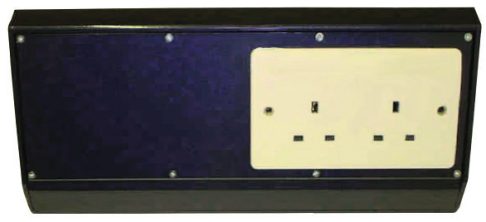 Custom power plug socket enclosure